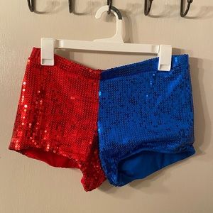 Harley Quin Suicide Squad Halloween Costume Shorts